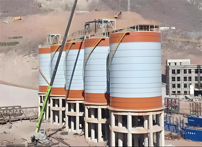 六弓乡高架钢板仓